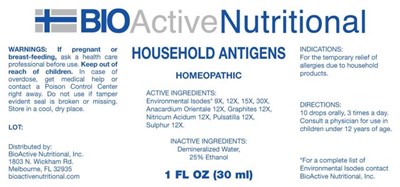 Household Antigens (Bani0201 Household Antigens 10 4 19)